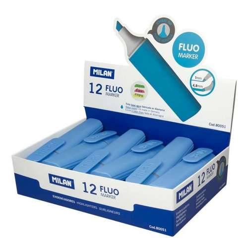 Set Fluorescentnih Markera Milan Plava (12 kom.) Cijena
