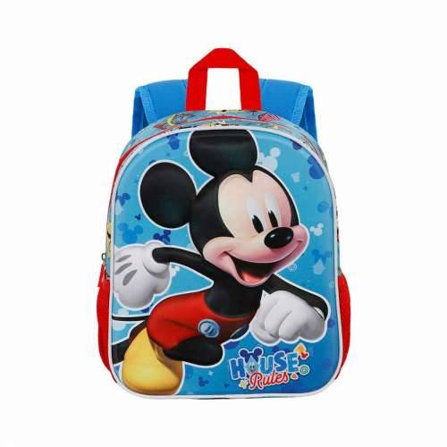 Školski 3D Ruksak Mickey Mouse Karactermania Plava 26 x 11 x 31 cm Cijena