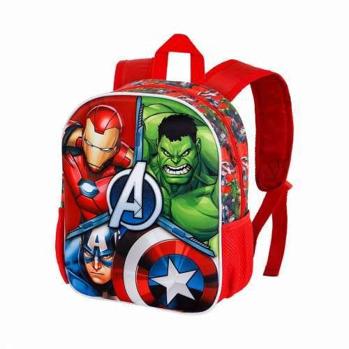 Školski 3D Ruksak The Avengers Karactermania Crvena 26 x 11 x 31 cm Cijena