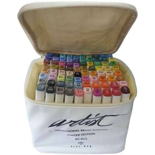 Set Flomastera Alex Bog Canvas Luxe Professional 80 Dijelovi Pisana Cijena