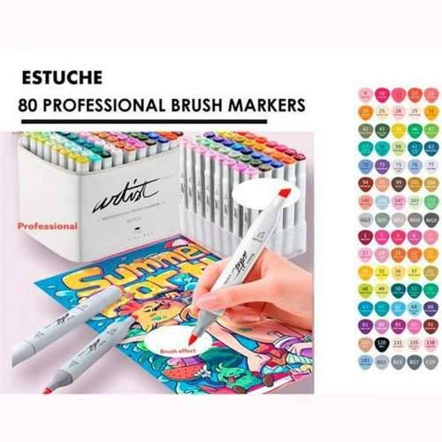 Set Flomastera Alex Bog Canvas Luxe Professional 80 Dijelovi Pisana Cijena