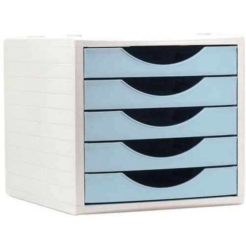 Modularni ormar za arhiviranje Archivo 2000 ArchivoTec Serie 4000 5 ladica Din A4 Pastelno Plava 34 x 27 x 26 cm Cijena