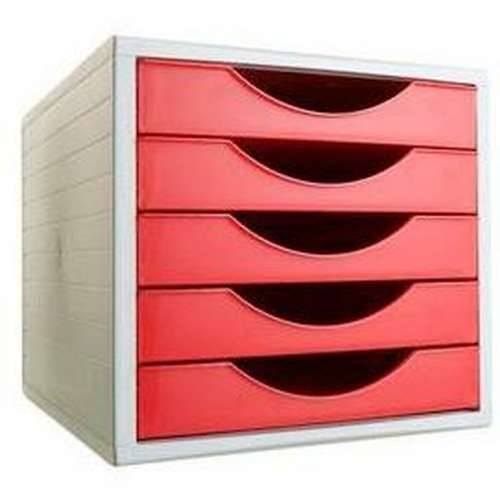 Modularni ormar za arhiviranje Archivo 2000 ArchivoTec Serie 4000 5 ladica Din A4 Crvena 34 x 27 x 26 cm Cijena