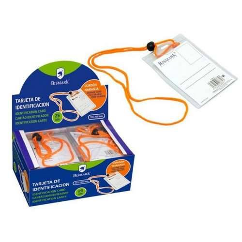 Lanyard s Identifikatorom Bismark Oranžna 25 Dijelovi Cijena