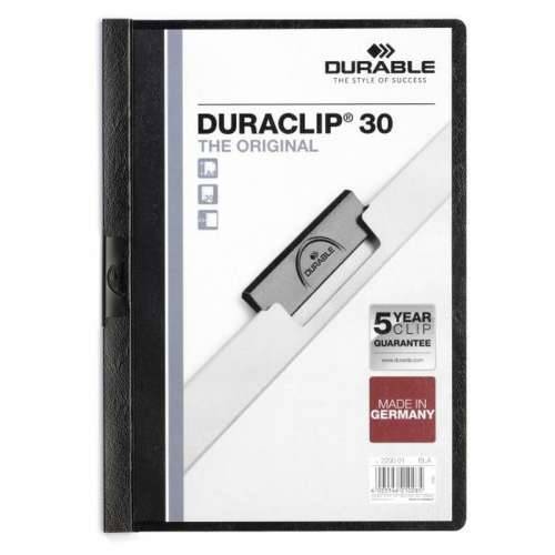 Torba za Dokumente Durable DURACLIP 30 A4 Crna A4 25 Dijelovi Cijena