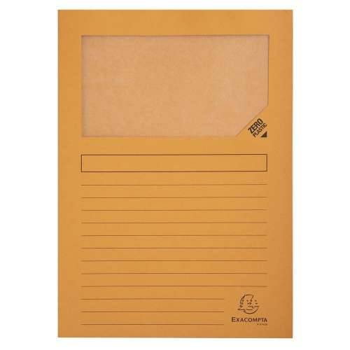 Set of Subfolders Exacompta Forever Oranžna A4 Prozirni prozor 100 Dijelovi Cijena