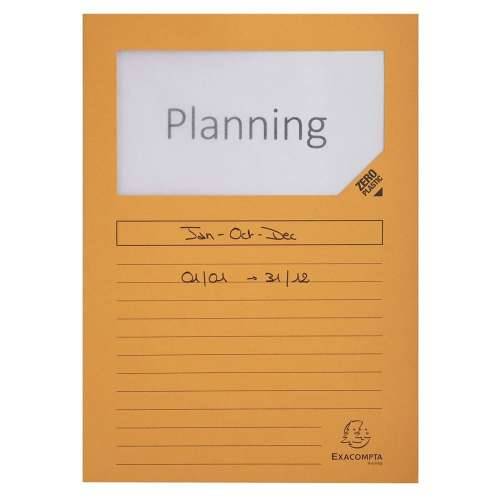 Set of Subfolders Exacompta Forever Oranžna A4 Prozirni prozor 100 Dijelovi Cijena