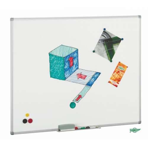 Magnetna ploča Faibo 122 x 100 cm Aluminij Čelik Bijela Srebrna Cijena