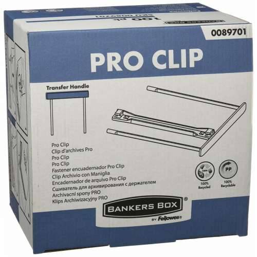 Zatvarač Fellowes Pro Clip 100 kom. Bijela Reciklirana plastika 10,1 x 9,2 x 0,9 cm Cijena