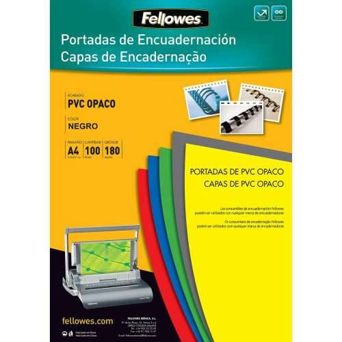 pokrivač Fellowes 100 kom. Uvezivanje Crna A4 PVC Cijena
