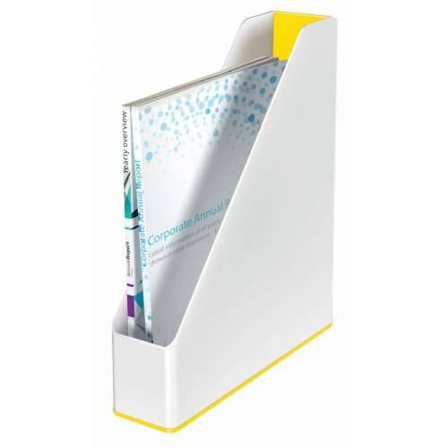 Stalak za časopise Leitz Rumena Bijela A4 polistiren 7,3 x 31,8 x 27,2 cm Cijena