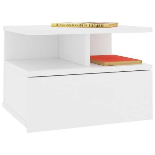 Viseći noćni ormarići 2 kom bijeli 40x31x27cm konstruirano drvo - Bijela 2 Cijena