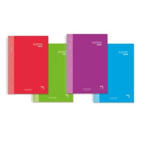 bilježnica Pacsa Premium Extra Pisana Din A4 80 Listovi 21,5 x 31,5 cm 4 Dijelovi Cijena