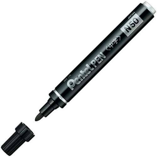 Trajni marker Pentel N50-BE Crna 12 Dijelovi Cijena