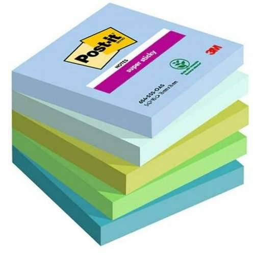 Ljepljive Bilješke Post-it Super Sticky Pisana 5 Dijelovi 76 x 76 mm Cijena