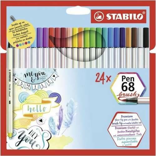 Set Flomastera Stabilo Pen 68 brush Torbicu Pisana Cijena