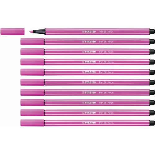 Flomaster Stabilo Pen 68 Fluorescentan Roza (10 Dijelovi) Cijena