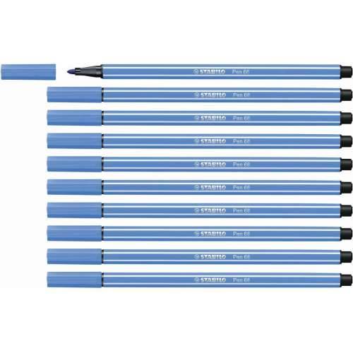 Flomaster Stabilo Pen 68 Tamno plava (10 Dijelovi) Cijena