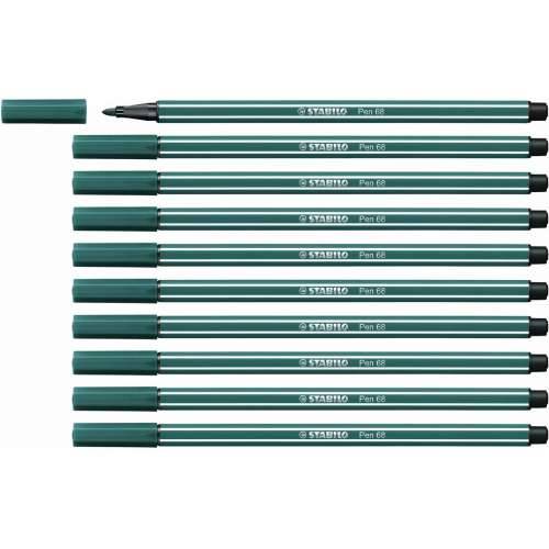 Flomaster Stabilo Pen 68 Tirkizno Zelena (10 Dijelovi) Cijena