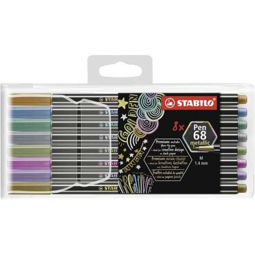 Set Flomastera Stabilo Pen 68 metallic 8 Dijelovi Pisana Cijena