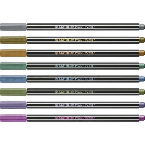 Set Flomastera Stabilo Pen 68 metallic 8 Dijelovi Pisana Cijena