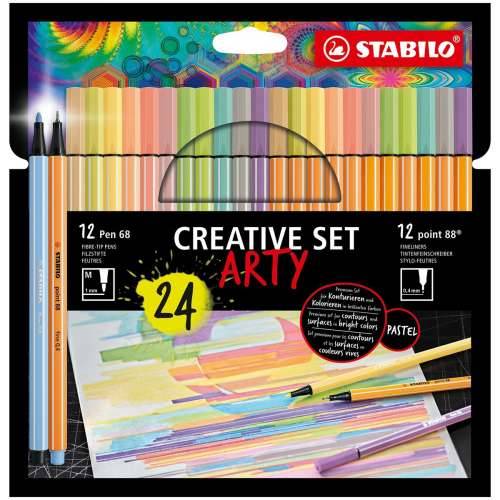 Set Flomastera Stabilo Point 88 & Pen 68 Creative Arty Pisana Cijena