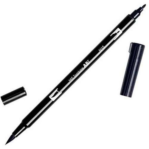 Trajni marker Tombow ABT Dual N15 Crna 6 Dijelovi Cijena