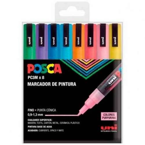 Set markera Uni-Ball PC-3M 8 Dijelovi Pisana Cijena