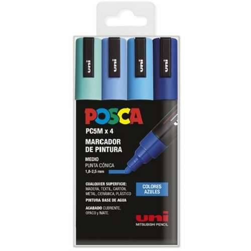 Set markera POSCA PC-5M Plava Pisana Cijena