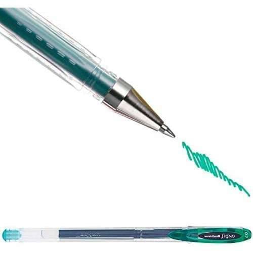 Olovka s tekućom tintom Uni-Ball Rollerball Signo Basicos UM-120 Zelena 0,5 mm (12 Dijelovi) Cijena