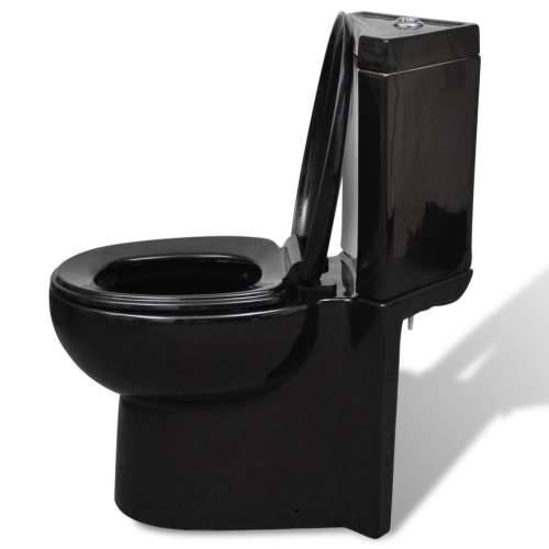 Keramička toaletna školjka kutna crna Cijena