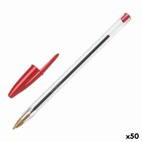 Kemijska Olovka Bic Cristal originalni Crvena 0,32 mm (50 kom.) Cijena