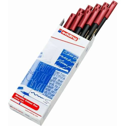 Marker/flomaster Edding 1200 metal Crvena (10 kom.) Cijena