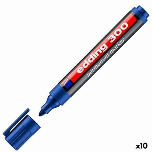 Trajni marker Edding 300 Plava (10 kom.) Cijena