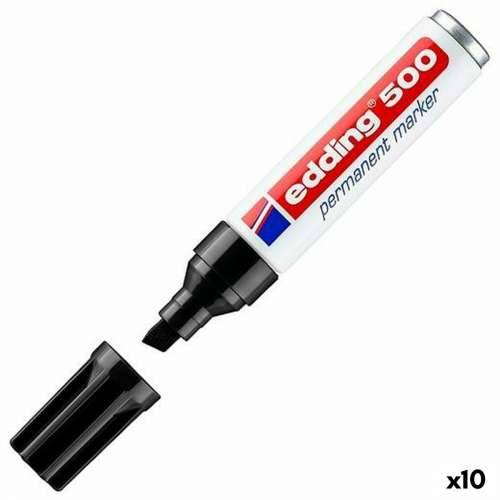 Trajni marker Edding 500 Crna (10 kom.) Cijena
