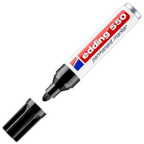 Trajni marker Edding 550 Crna (10 kom.) Cijena