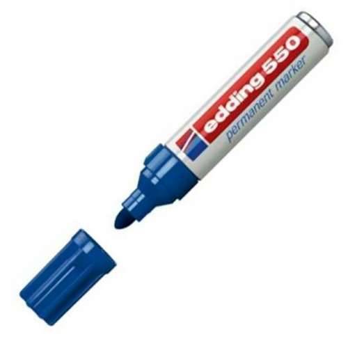 Trajni marker Edding 550 Plava (10 kom.) Cijena