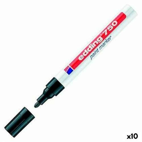 Trajni marker Edding 750 Crna (10 kom.) Cijena
