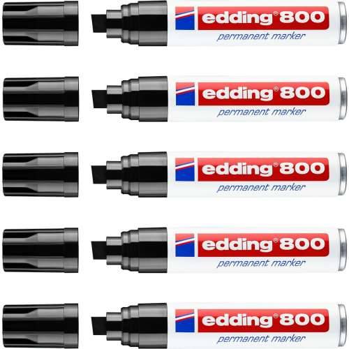 Trajni marker Edding 800 Crna (5 kom.) Cijena