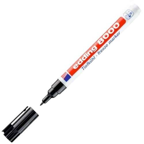 Trajni marker Edding 8000 Crna (10 kom.) Cijena
