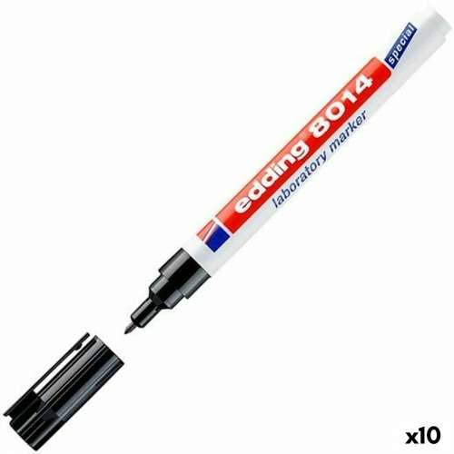 Trajni marker Edding 8014 Crna (10 kom.) Cijena