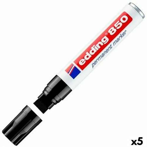 Trajni marker Edding 850 Crna (5 kom.) Cijena