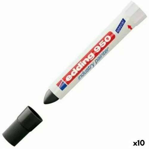 Trajni marker Edding 950 Crna 10 Dijelovi (10 kom.) Cijena