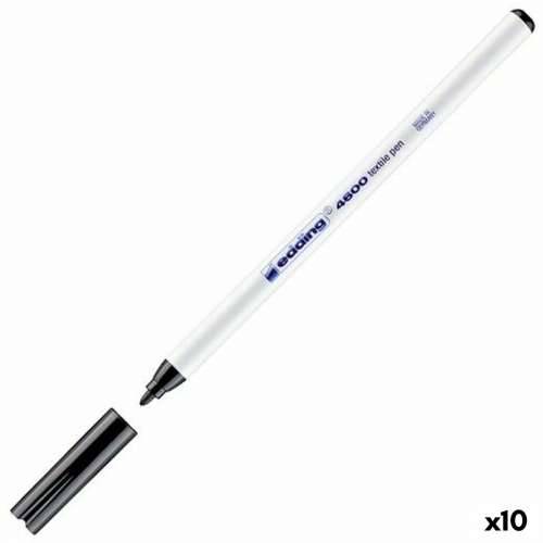 Trajni marker Edding Textil 4600 Crna (10 kom.) Cijena