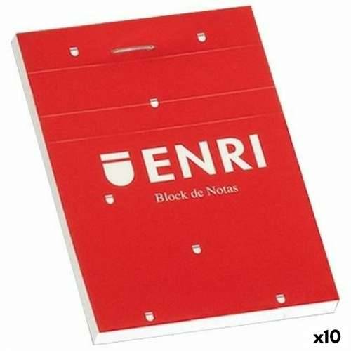 Blok za Bilješke ENRI Crvena A6 80 Listovi (10 kom.) Cijena