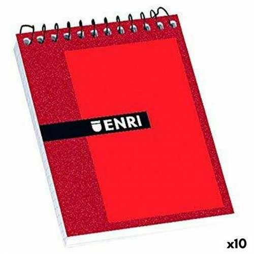 Blok za Bilješke ENRI Crvena 1/8 80 Listovi 4 mm (10 kom.) Cijena
