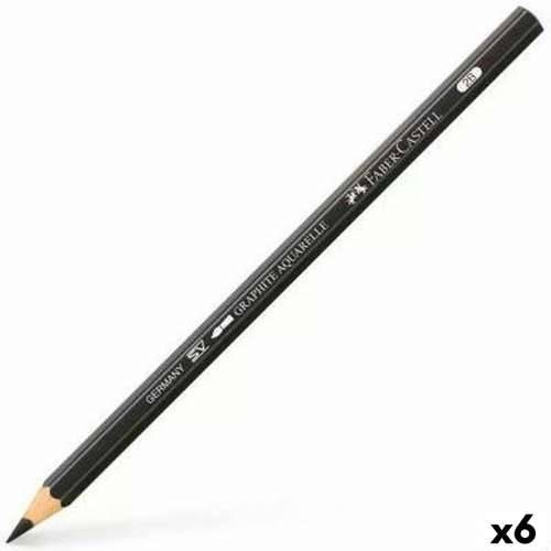 Olovka Faber-Castell Graphite Aquarelle Akvarel Crna Šesterokutni 2B (6 kom.) Cijena