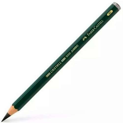 Olovka Faber-Castell 9000 Jumbo Crna 8B (6 Dijelovi) Cijena