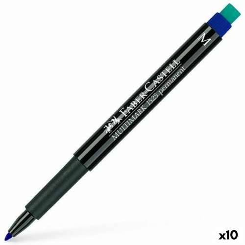 Trajni marker Faber-Castell Multimark 1523 M Plava (10 kom.) Cijena