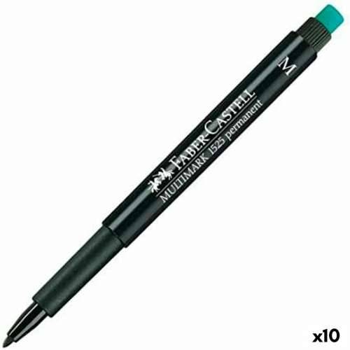 Trajni marker Faber-Castell Multimark 1525 M Crna (10 kom.) Cijena